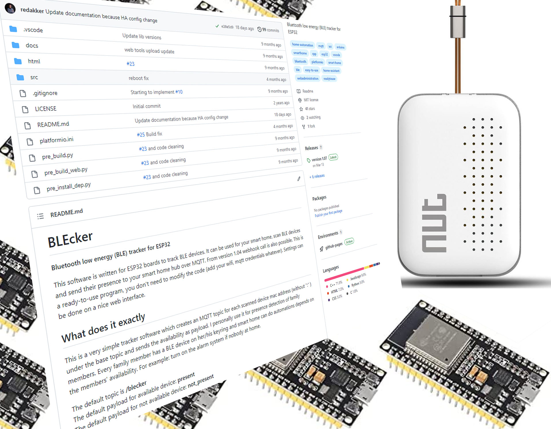 BLEcker, Bluetooth tracker